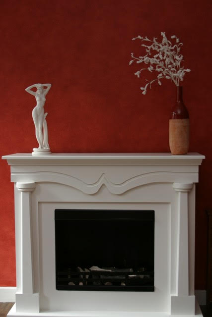 Wand im viktorianischen Look mit 8-facher Lasur und speziellen Verarbeitungstechniken